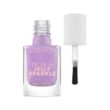 Catrice Dream In Jelly Sparkle Дълготраен лак за нокти в модерен нюанс и ефект "желе блясък", 040 Jelly Crush