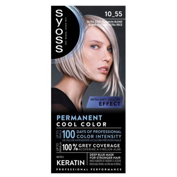 Syoss Cool Blonds Изрусител за коса, цвят 10-55 Ultra Platinum Blond