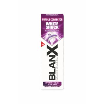 BlanX White Shock Purple Corrector Избелваща паста за зъби х75 мл