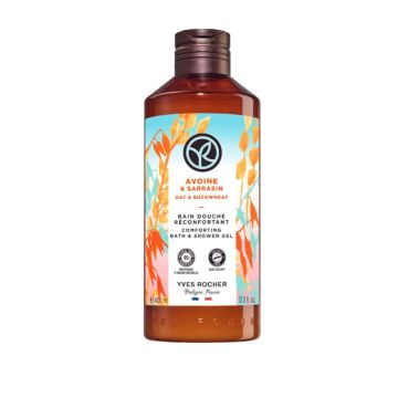 Yves Rocher Bain Nature Душ гел за тяло Овесено мляко и елда x400 мл