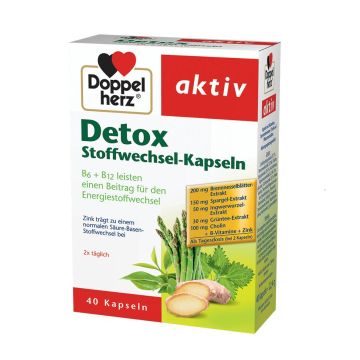 Detox Комплекс за нормален метаболизъм и детоксикация x40 капсули Doppelherz