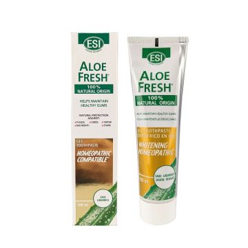 Esi Aloe Fresh Хомеопатична избелваща гел паста за зъби х100 мл