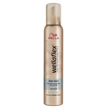 Wellaflex Shiny Hold 5 Пяна за коса с много силна фиксация х200 мл