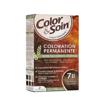 3Chenes Color & Soin Безамонячна боя за коса, цвят 7B Kарамелено кафяв