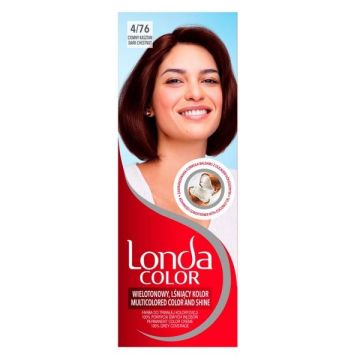 Londa Color Перманентна крем-боя за коса, 4/76 Тъмнокестеняв