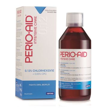 Perio-Aid Intensive Care Вода за уста за професионална употреба при пародонтит x500 мл Dentaid