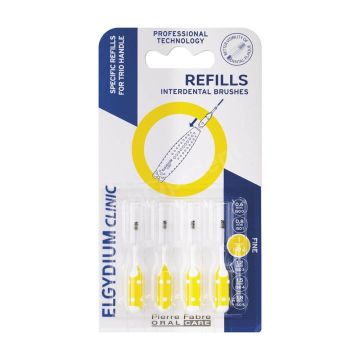Elgydium Clinic Refill Интердентална четка за зъби, размер 1 mm x4 броя
