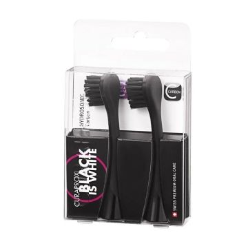 Curaprox Hydrosonic Black Is White Накрайник за електрическа четка за зъби x2 броя