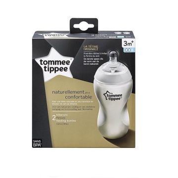 Tommee Tippee Easi - Vent Шише за хранене за деца над 3 месеца 2 x340 мл