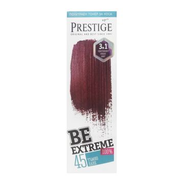 Prestige Be Extreme Полутраен тонер за коса, 45 Тъмно лале