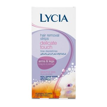 Lycia Депилиращи ленти за тяло за чувствителна кожа х20 броя