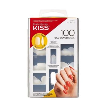 Kiss Изкуствени нокти в овална форма х100 броя