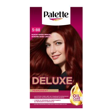 Palette Deluxe Подхранваща трайна крем боя за коса, 5-88 Intensive Red Violet