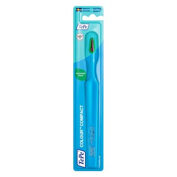 TePe Colour Compact Extra Soft Четка за зъби, тюркоаз