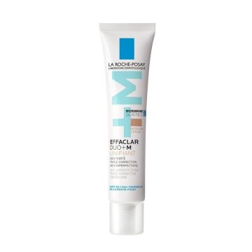La Roche-Posay Effaclar DUO+M Unifiant Kоригиращ оцветяващ крем за лице х40 мл, Medium