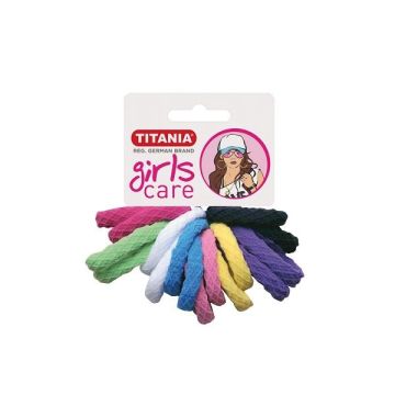 Titania Girls Care Ластици за коса, модел 7827 х16 броя