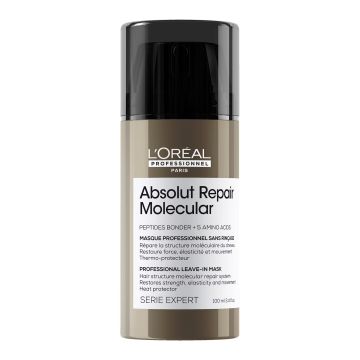 Loreal Professionnel Absolute Repair Molecular Маска за увредена коса без отмиване x100 мл