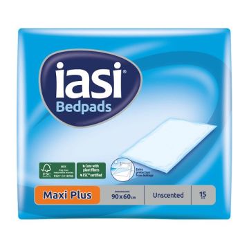 Iasi Bedpads Maxi Plus Абсорбиращи чаршафи 90х60 см х15 броя