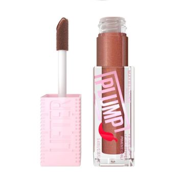 Maybelline Lifter Plump Гланц за устни, 007 Cocoa Zing