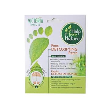 Victoria Beauty Help from Nature Детоксикиращи ленти за крака х2 броя