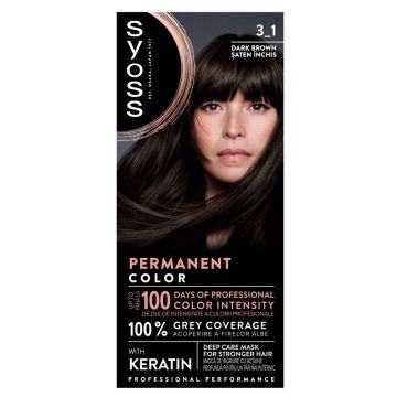 Syoss Profesional Performance Боя за коса 2 в 1 3-1 Dark Brown