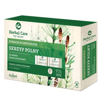 Farmona Herbal Care Ампули за възстановяване на увредена коса с полски хвощ 5х5 мл