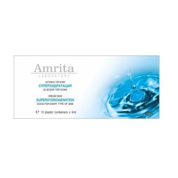 Amrita Dream Skin Активна терапия за лице за суперхидратация за всеки тип кожа, ампули 4 мл x10 броя