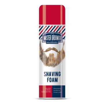 Mister Groomer Пяна за бръснене с активен въглен x 250 мл