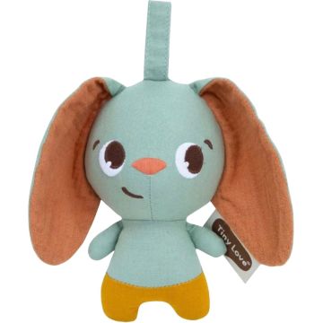 Tiny Love Garden of Adventures Мека бебешка дрънкалка Заек с клипс за закачане на количка, 0м+ - 0661.001