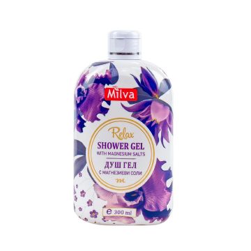 Milva Relax Душ гел за тяло с магнезиеви соли x300 мл