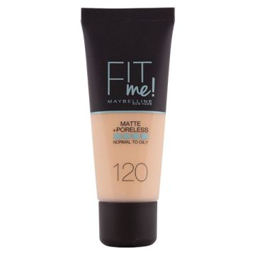 Maybelline Fit Me Матиращ фон дьо тен за нормална до мазна кожа, 120 Classic Ivory