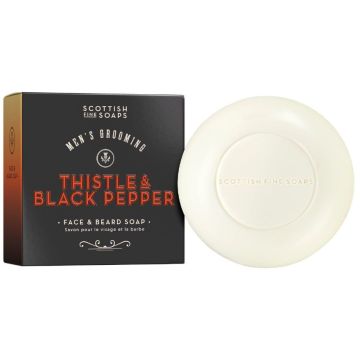 Scottish Fine Soaps Thistle & Black Pepper Сапун за лице и брада x100 грама