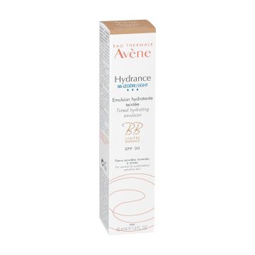 Avene Hydrance Light ВВ Лека тонирана емулсия за нормална до чувствителна и комбинирана кожа SPF30 х40 мл