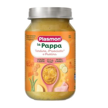 Plasmon Пюре от зеленчуци, бебешка паста и свинско месо 7+ месеца x200 грама