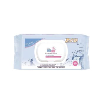 Sebamed Baby Бебешки мокри кърпички с 99% вода х60 броя