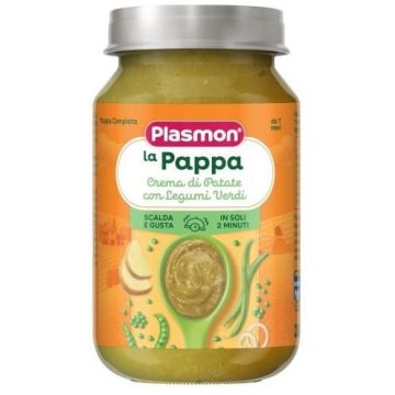 Plasmon Пюре от грах, зелен фасул и картофено пюре 7+ месеца x200 грама