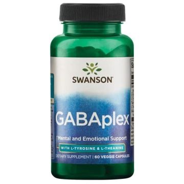 GABAplex с L-тирозин и L-теанин х60 капсули Swanson