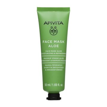 Apivita Express Beauty Хидратираща и освежаваща маска за лице с Алое х50 мл