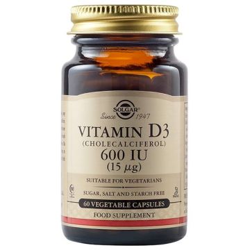 Витамин D3 600IU х60 капсули Solgar