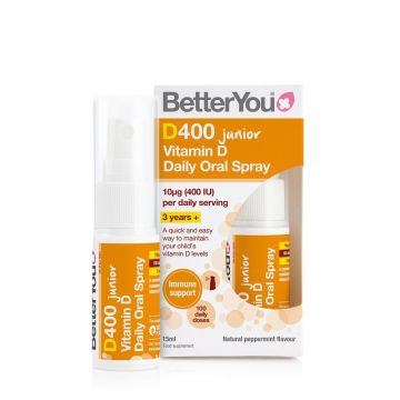Витамин Д3 Junior 400IU за деца над 3 години Орален спрей х15 мл BetterYou