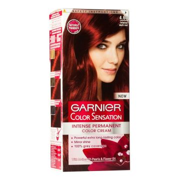 Garnier Color Sensation Трайна боя за коса, 4.60 Интензивно тъмно червено