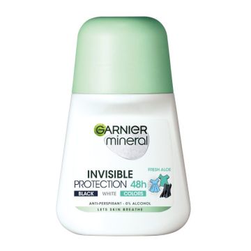 Garnier Mineral Invisible 48h Рол-он против изпотяване за жени с минерали х50 мл
