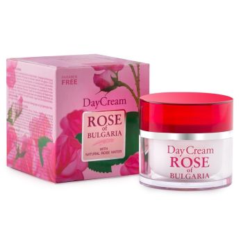 Bio Fresh Rose Дневен крем за лице против бръчки с натурална розова вода х50 мл