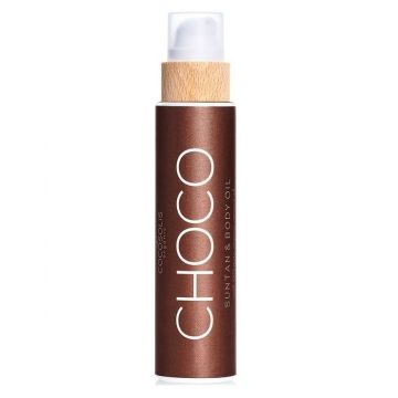 Cocosolis Suntan & Body Oil Choco Био масло за бърз и наситен тен с аромат на шоколад x200 мл