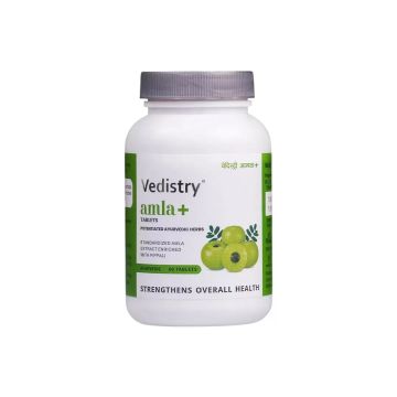 Vedistry Amla+ Амалаки + Дълъг пипер за имунитет и общо здраве x60 таблетки Charak
