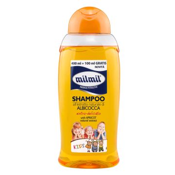 Milmil Kids Детски шампоан с екстракт от кайсия x400 +100 мл