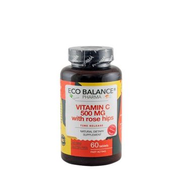 Витамин С със шипка х60 таблетки Eco Balance