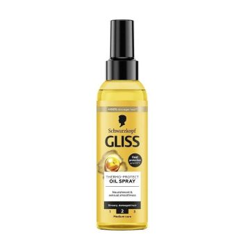 Gliss Thermo-Protect Масло за коса за топлинна защита при сушене със сешоар х150 мл