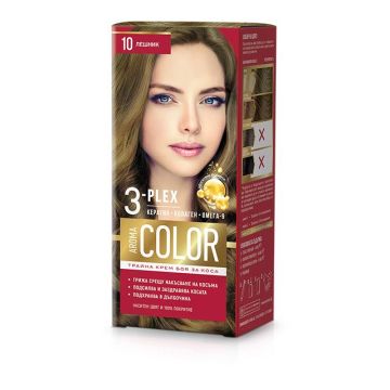 Aroma Color Дълготрайна крем-боя за коса, 10 Лешник
