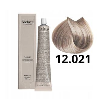 3Deluxe Colour Трайна боя за коса с арганово масло и екстракт от невен, цвят 12.021